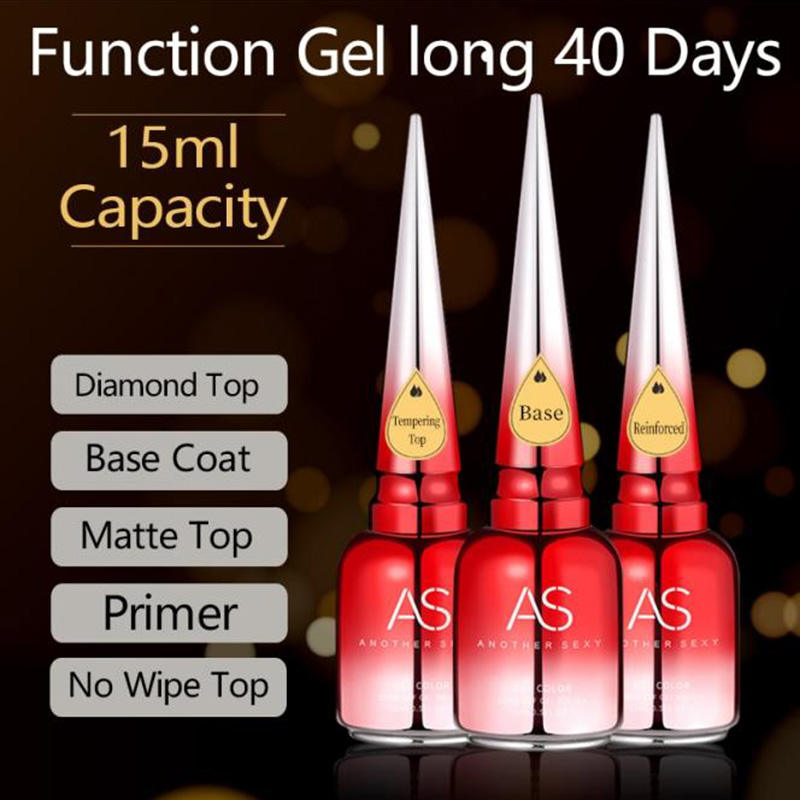 Gel Top Coat - AS 15 ml Elmas Üst Kat