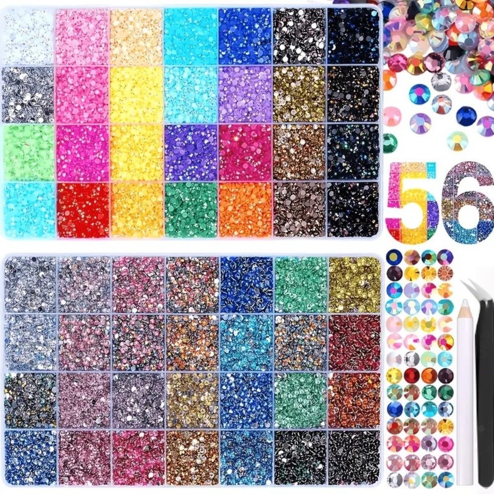 Nail Art Jelly - Çok Renkli Reçine Taş Seti Karışık