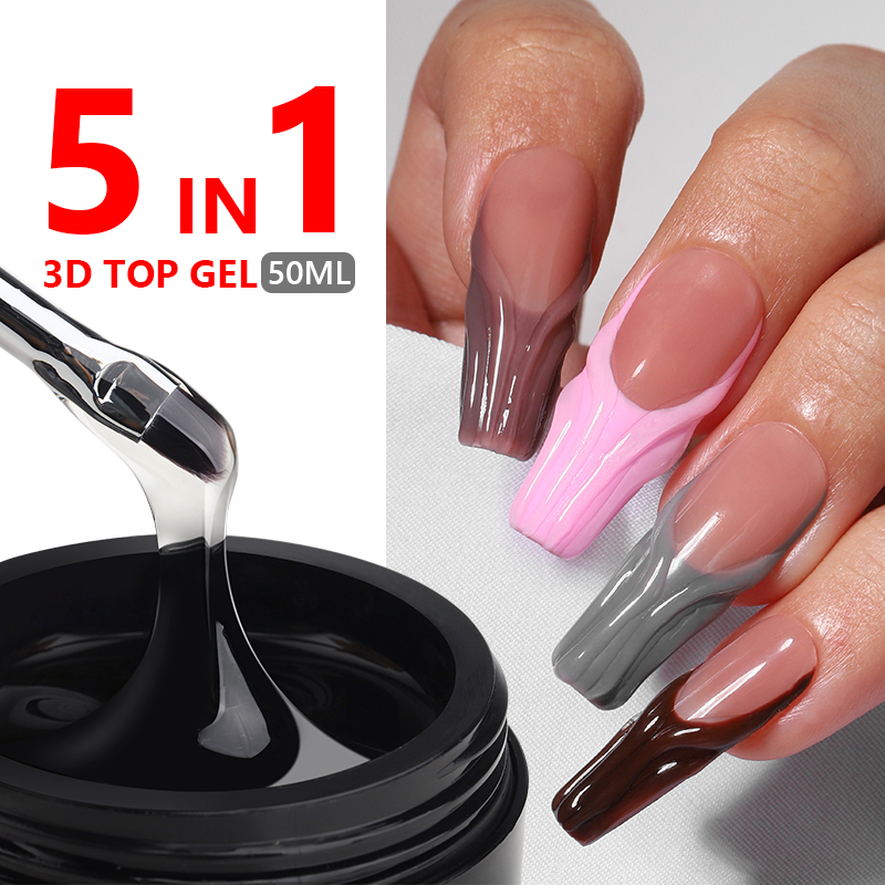 Gel Top Coat - MSHARE 3D Üst Kat Jel 50