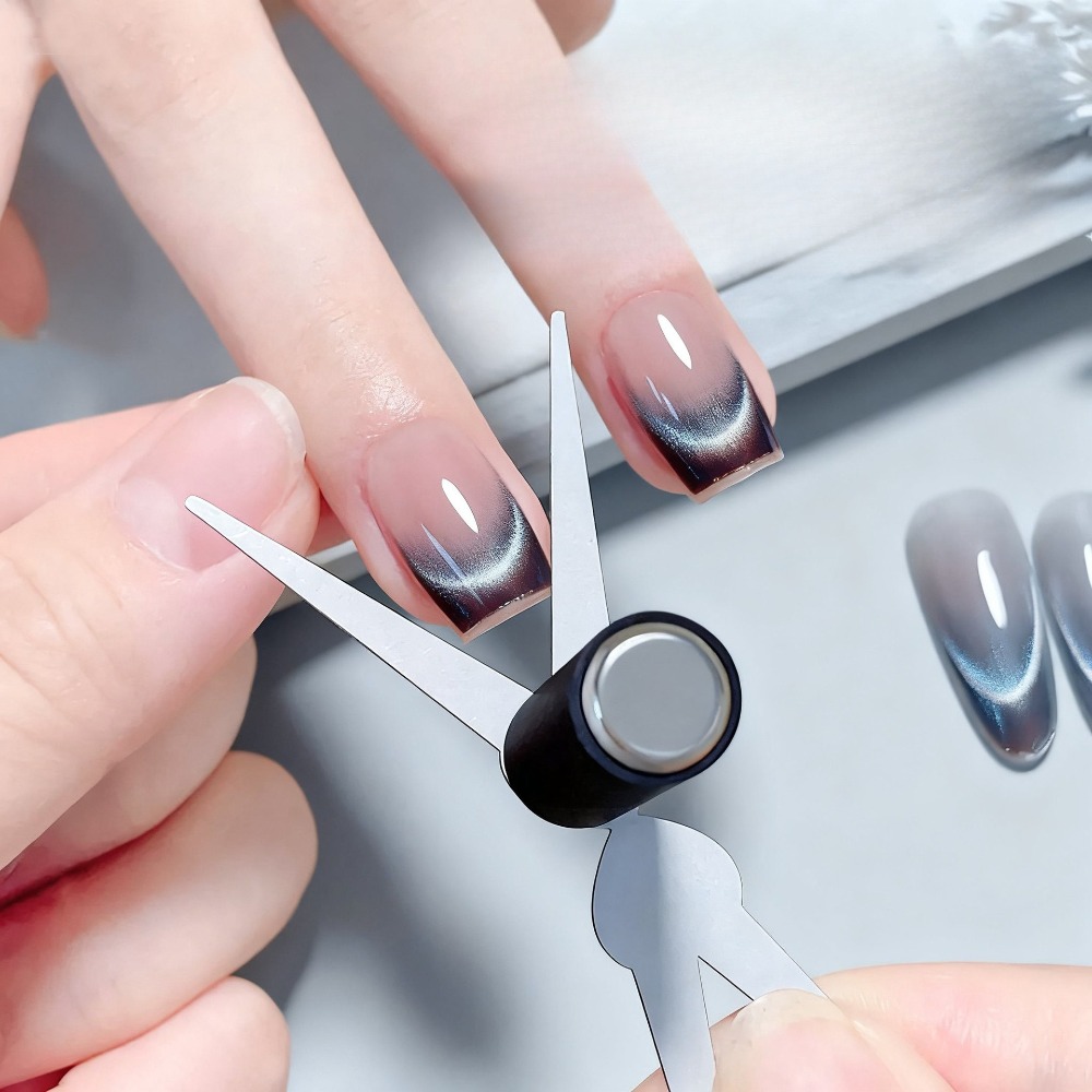 Nail Gel Polish Set - 3D Çift Başlı Tırnaklar Fransız Şekli