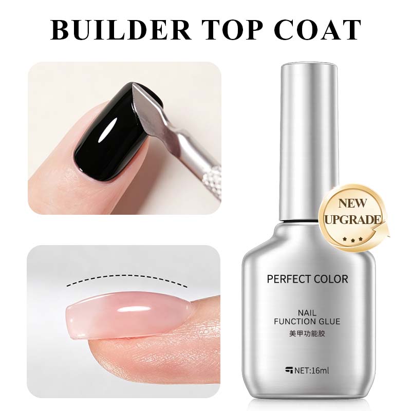Gel Top Coat - MÜKEMMEL RENK Builder Üst Kat 16ml,