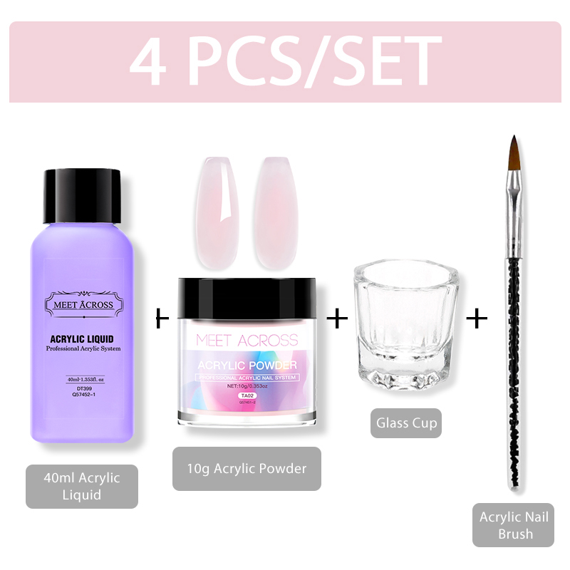 Acrylic Powder Clear - MEET ACROSS Akrilik Toz Kristal Çiçek