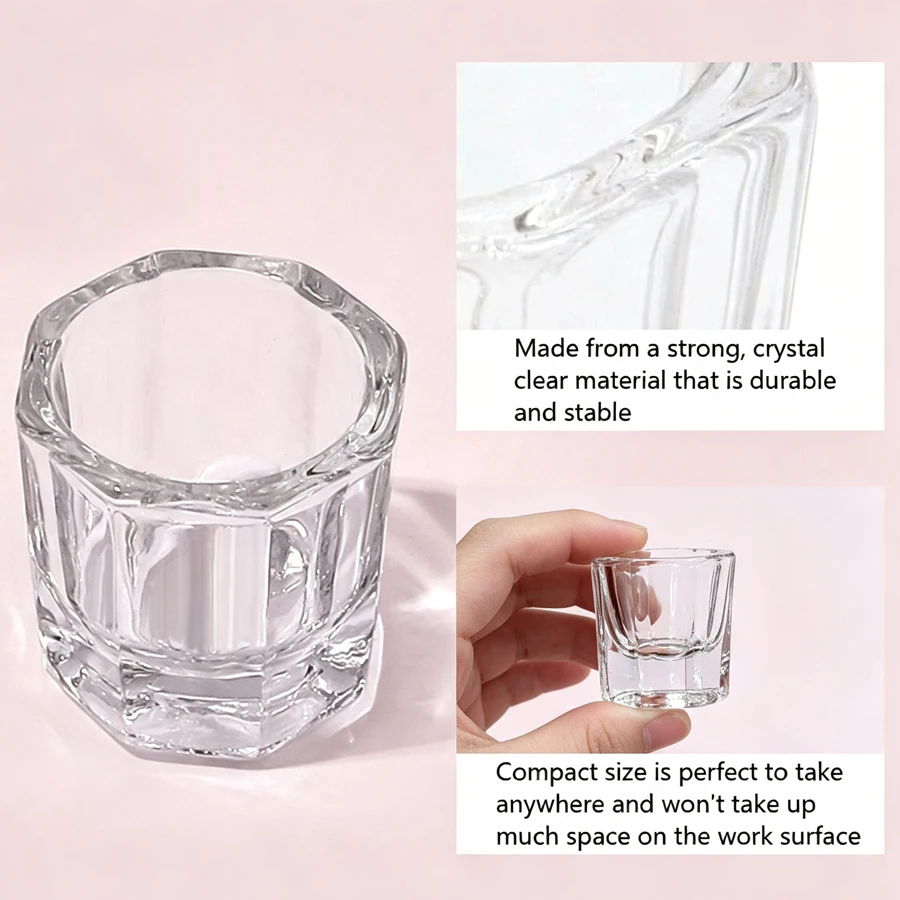 Şeffaf Kristal Cam Dappen Kabı - Acrylic Powder Clear incelemesi ve fiyatı