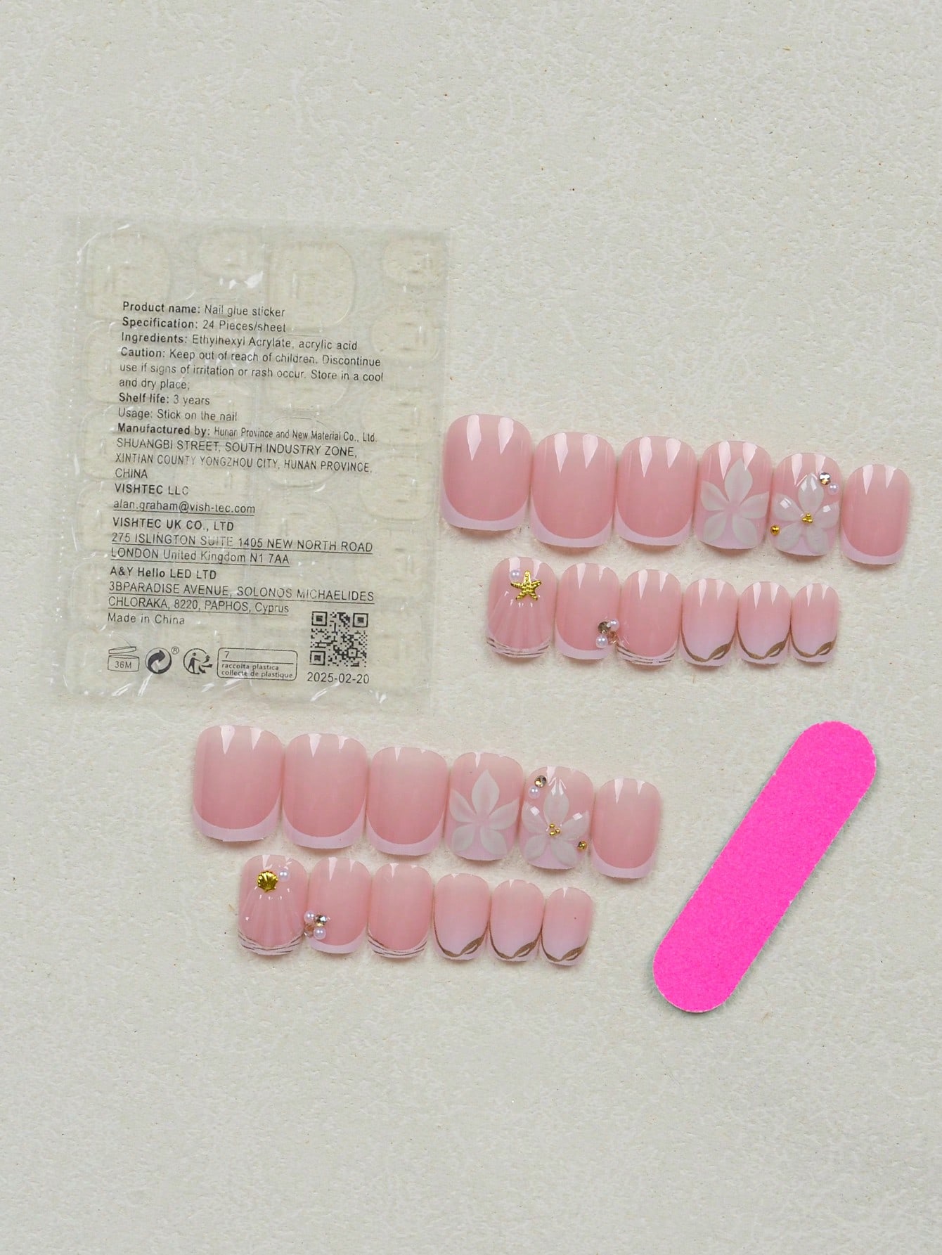24 Adet Kısa Kare Beyaz Fransı - Nail Art Jelly incelemesi ve fiyatı