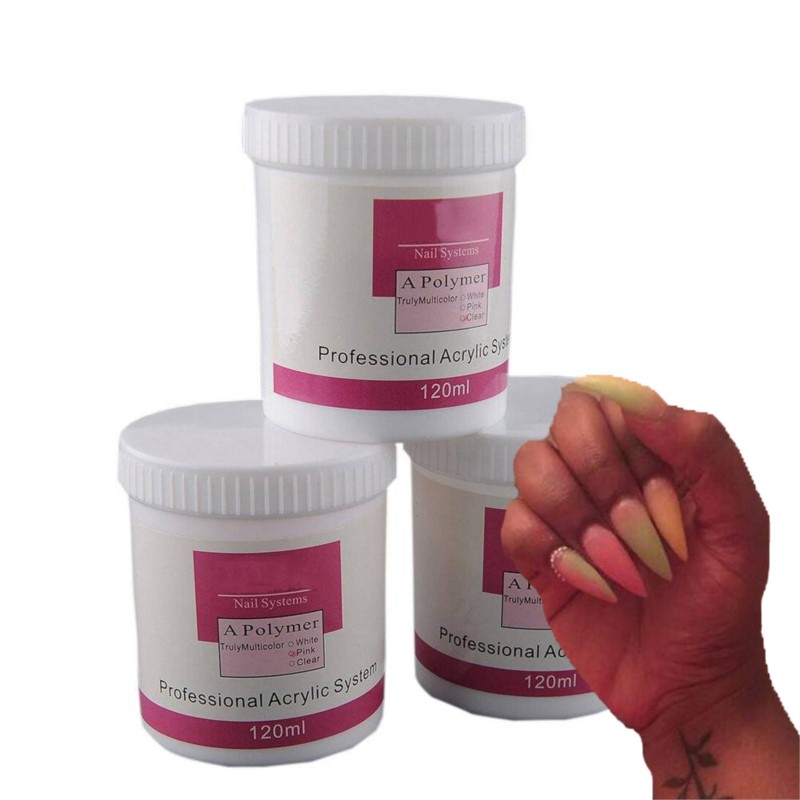 1Pot 120ml tırnak akrilik toz  - Acrylic Powder Clear incelemesi ve fiyatı