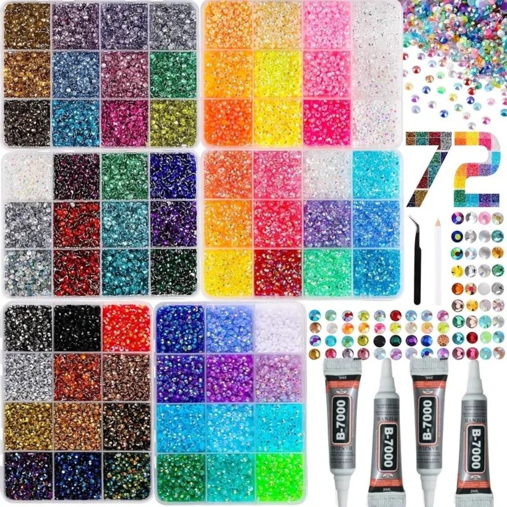 Çok Renkli Reçine Taş Seti Kar - Nail Art Jelly incelemesi ve fiyatı
