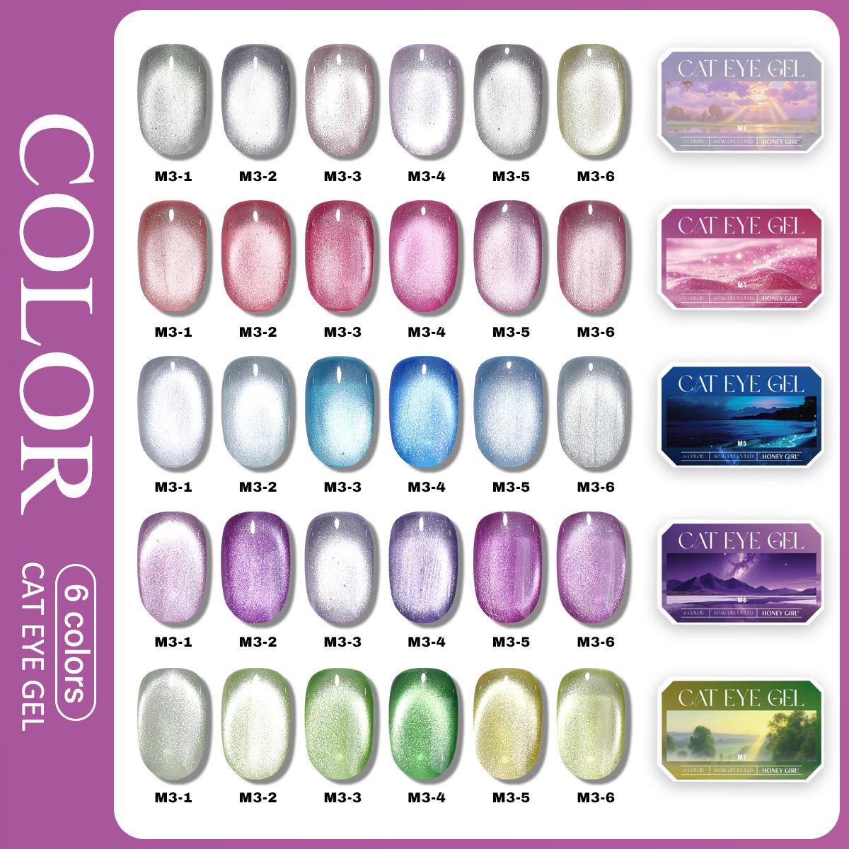 6 Bölmeli Katı Kedi Gözü Jel O - Nail Gel Polish Set incelemesi ve fiyatı