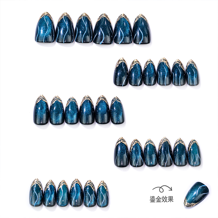 30 Parçalık Koyu Mavi Kedi Göz - Nail Art Jelly incelemesi ve fiyatı