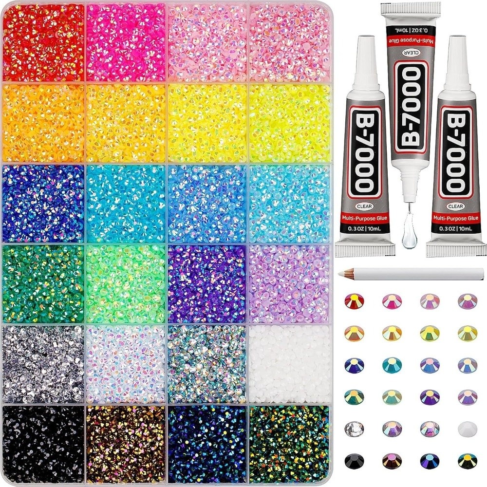 Çok Renkli Reçine Yapay Elmas  - Nail Art Jelly incelemesi ve fiyatı