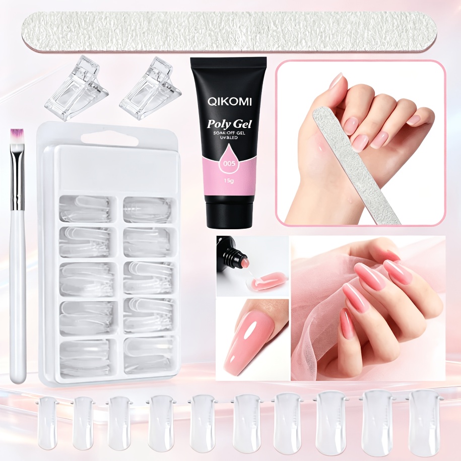 QIKOMI Poli Jel Tırnak Uzatma  - Polygel Nail Kit incelemesi ve fiyatı