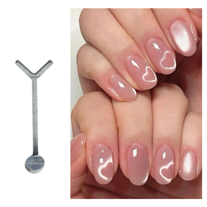 Kalp Şeklinde Kedi Gözü Mıknat - Nail Gel Polish Set incelemesi ve fiyatı