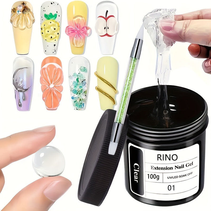 100g Şeffaf Yapışmaz El Uzatma - Nail Gel Polish Set incelemesi ve fiyatı