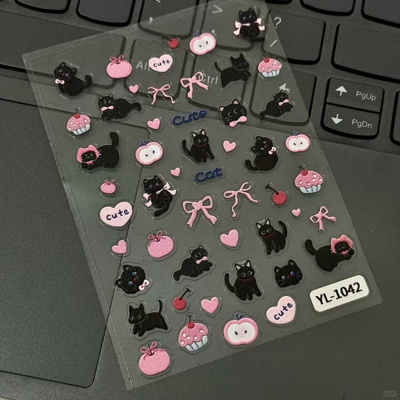 Sevimli Karikatür Fiyonklu Siy - Nail Art Jelly incelemesi ve fiyatı