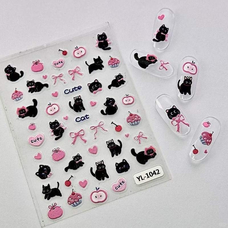 Sevimli Karikatür Fiyonklu Siy - Nail Art Jelly incelemesi ve fiyatı