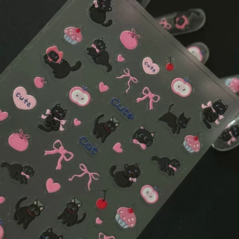 Sevimli Karikatür Fiyonklu Siy - Nail Art Jelly incelemesi ve fiyatı