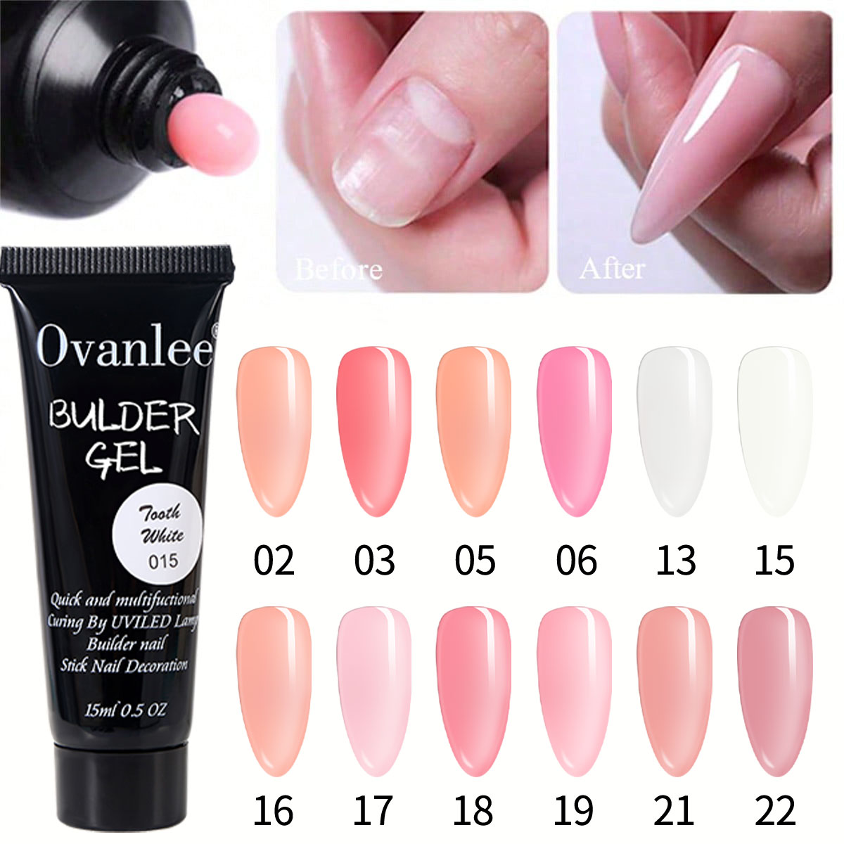 Ovanlee 18'i 1 Arada, Kalıpsız - Polygel Nail Kit incelemesi ve fiyatı