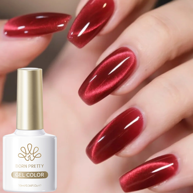 BORN PRETTY Şarap Kırmızısı Ke - Nail Art Red Wine Cat Eye incelemesi ve fiyatı