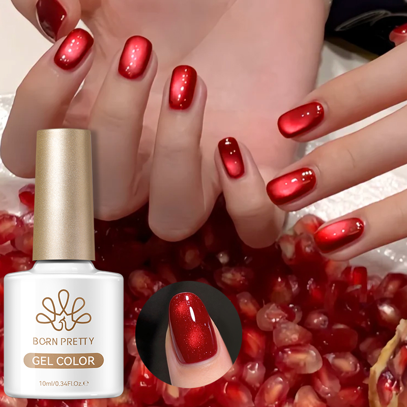 BORN PRETTY Şarap Kırmızısı Ke - Nail Art Red Wine Cat Eye incelemesi ve fiyatı